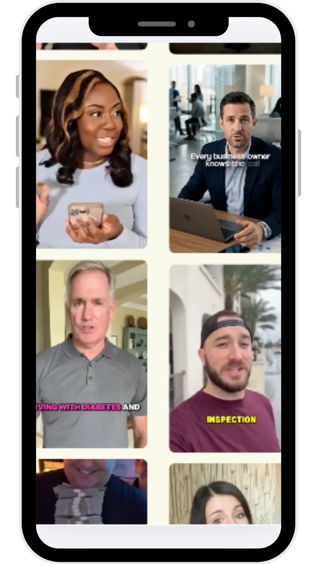 User generated content work samples