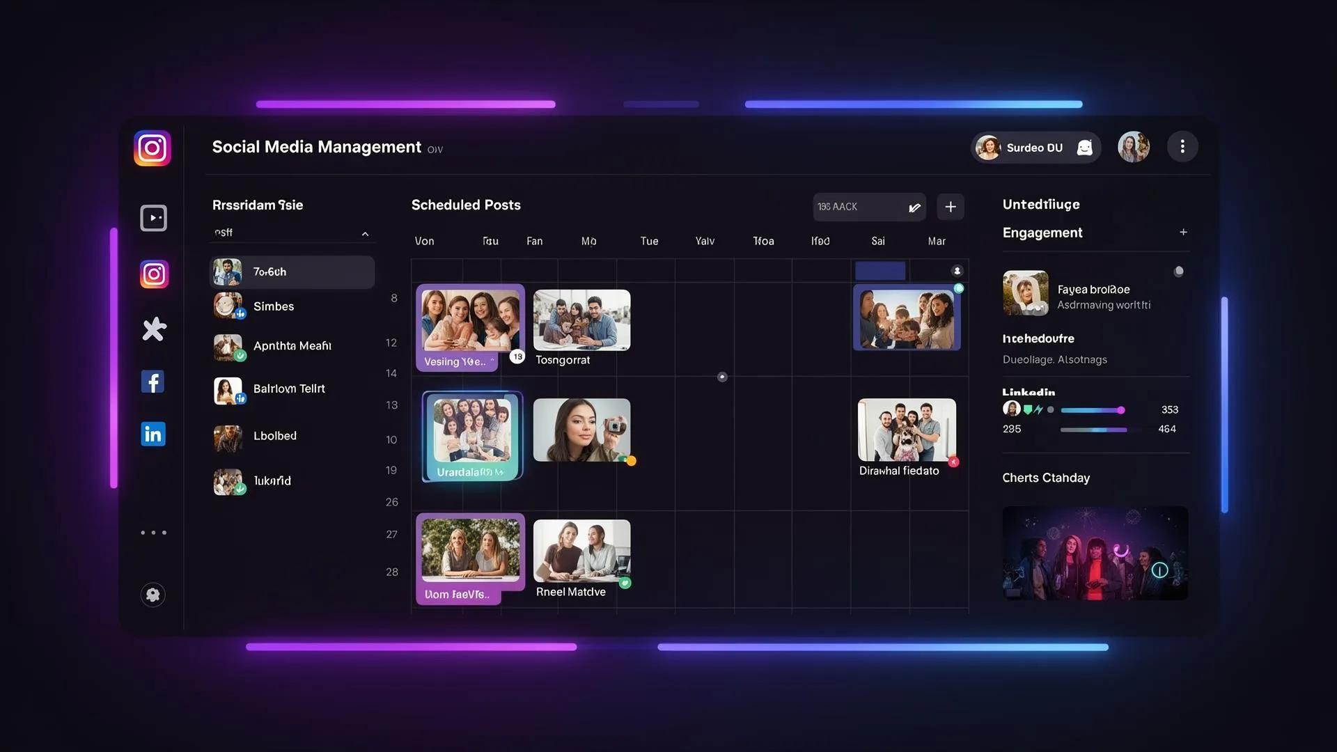 Social Media Dashboard