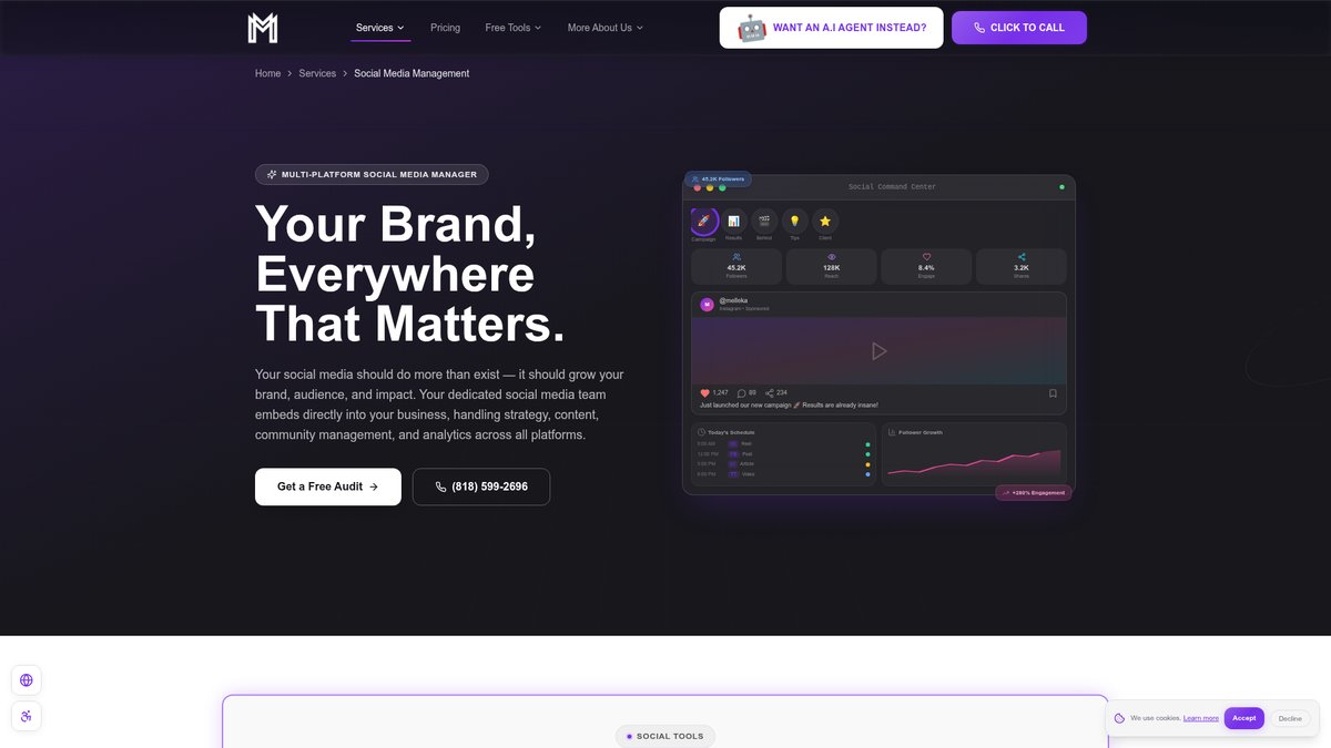 Social media marketing agency in Los Angeles creating content for LA brands — Melleka Marketing